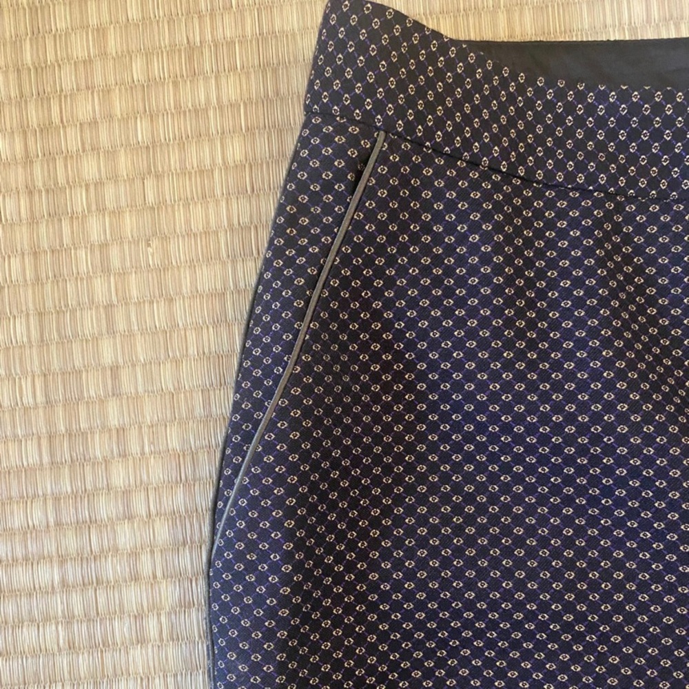 Ted Baker Navy Polka Dot Trousers - Picture 2 of 6